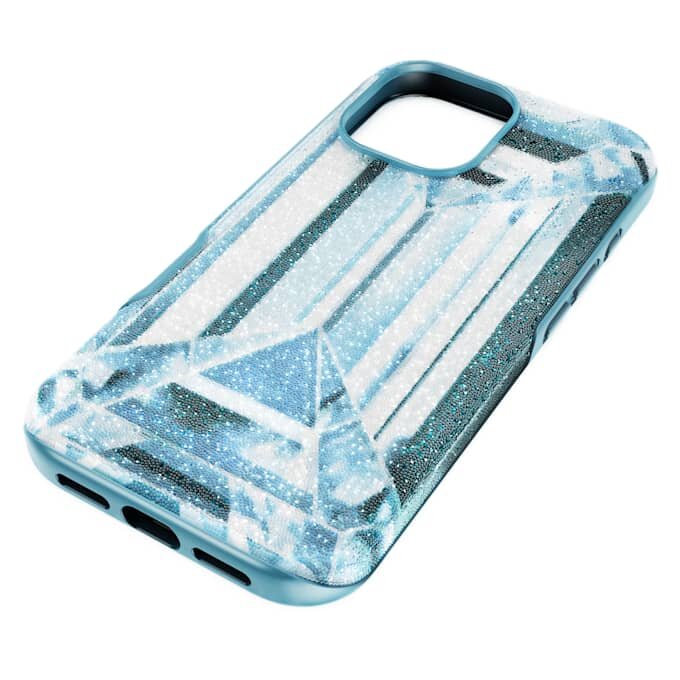 High Smartphone-etui med krystal-effekt, iPhone® 17, blå High Smartphone-etui med krystal-effekt, iPhone® 17, blå