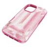 High Smartphone-etui med krystalprint-motiv, iPhone® 16, lyserød