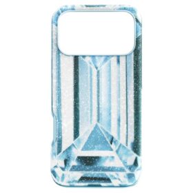 Høj smartphone-etui med krystal-effekt, iPhone® 17 Pro Max, blå