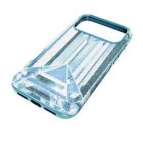 Høj smartphone-etui med krystal-effekt, iPhone® 17 Pro Max, blå