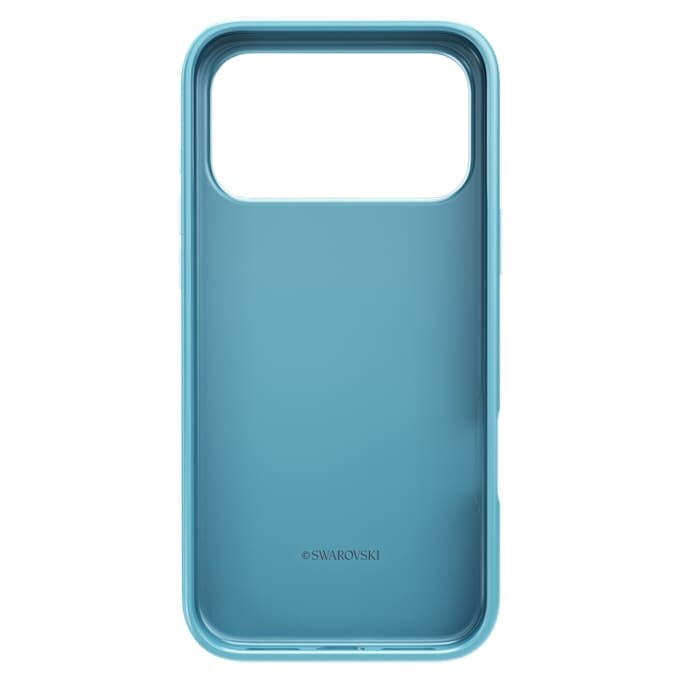 Høj smartphone-etui med krystal-effekt, iPhone® 17 Pro Max, blå Høj smartphone-etui med krystal-effekt, iPhone® 17 Pro Max, blå