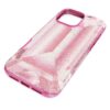 Høj smartphone-etui med krystalprint-motiv, iPhone® 16 Pro Max, lyserød
