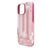 Høj smartphone-etui med krystalprint-motiv, iPhone® 16 Pro Max, lyserød
