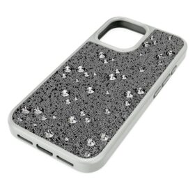 Høj smartphone-etui med spredt design, iPhone® 16, sølvfarvet