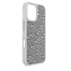 Høj smartphone-etui med spredt design, iPhone® 16, sølvfarvet