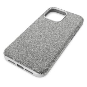 Høj smartphone-etui til iPhone® 15 Pro Max, sølvfarvet