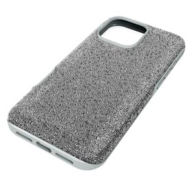 Høj smartphone-etui til iPhone® 16 Pro Max, sølvfarvet