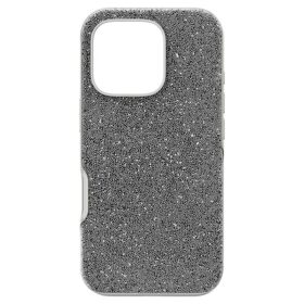 Høj smartphone-etui til iPhone® 16 Pro, sølvfarvet Høj smartphone-etui til iPhone® 16 Pro, sølvfarvet