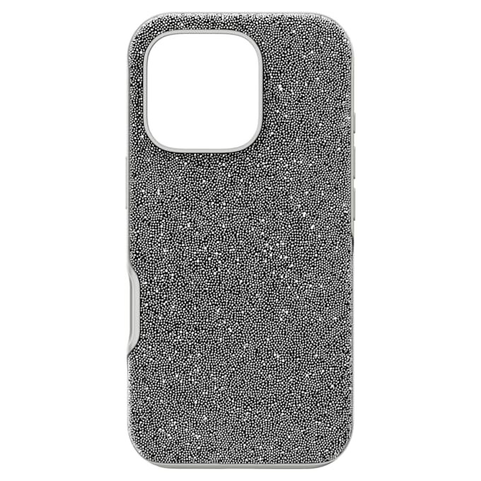 Høj smartphone-etui til iPhone® 16 Pro, sølvfarvet Høj smartphone-etui til iPhone® 16 Pro, sølvfarvet