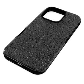 Høj smartphone-etui til iPhone® 16 Pro, sort