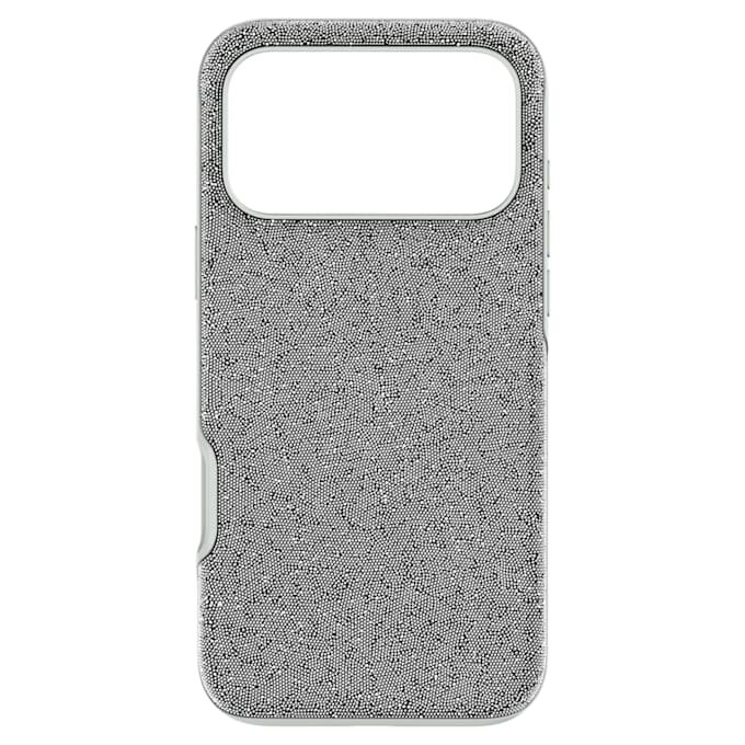 Høj smartphone-etui til iPhone® 17 Pro Max, sølvfarvet Høj smartphone-etui til iPhone® 17 Pro Max, sølvfarvet