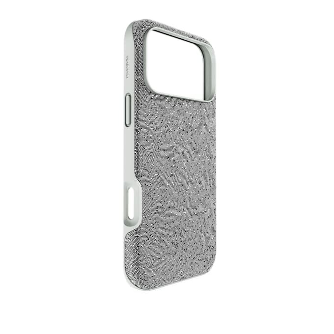 Høj smartphone-etui til iPhone® 17 Pro Max, sølvfarvet Høj smartphone-etui til iPhone® 17 Pro Max, sølvfarvet