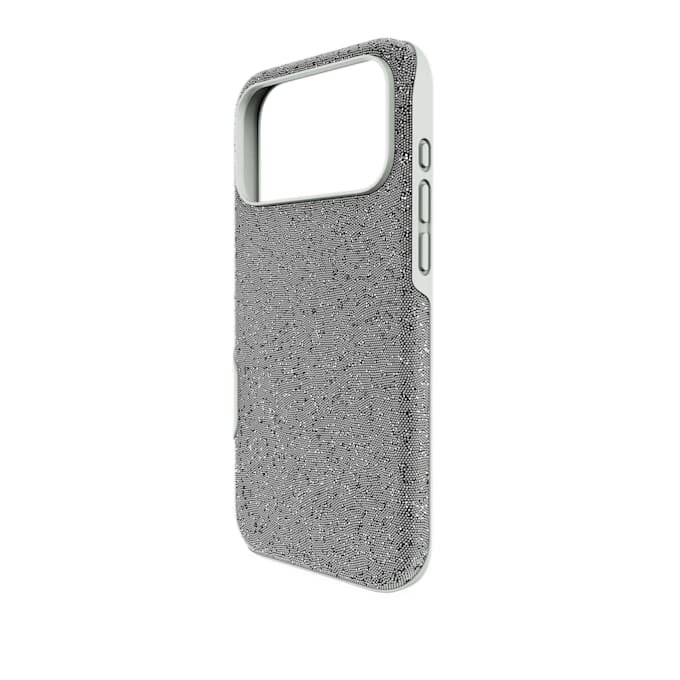 Høj smartphone-etui til iPhone® 17 Pro Max, sølvfarvet Høj smartphone-etui til iPhone® 17 Pro Max, sølvfarvet