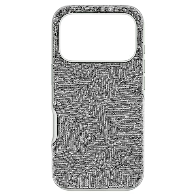 Høj smartphone-etui til iPhone® 17 Pro, sølvfarvet Høj smartphone-etui til iPhone® 17 Pro, sølvfarvet