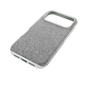 Høj smartphone-etui til iPhone® 17 Pro, sølvfarvet