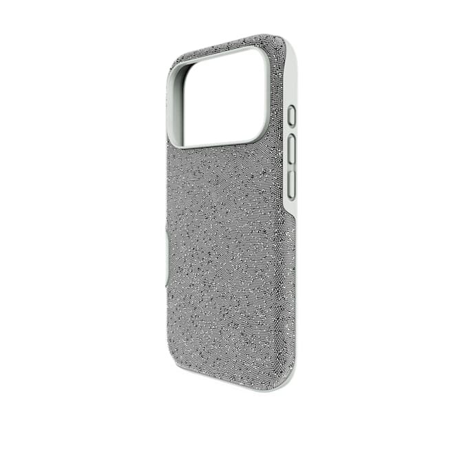 Høj smartphone-etui til iPhone® 17 Pro, sølvfarvet Høj smartphone-etui til iPhone® 17 Pro, sølvfarvet