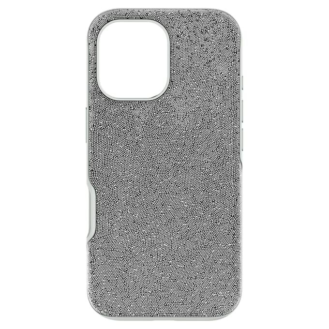 Høj smartphone-etui til iPhone® 17, sølvfarvet Høj smartphone-etui til iPhone® 17, sølvfarvet