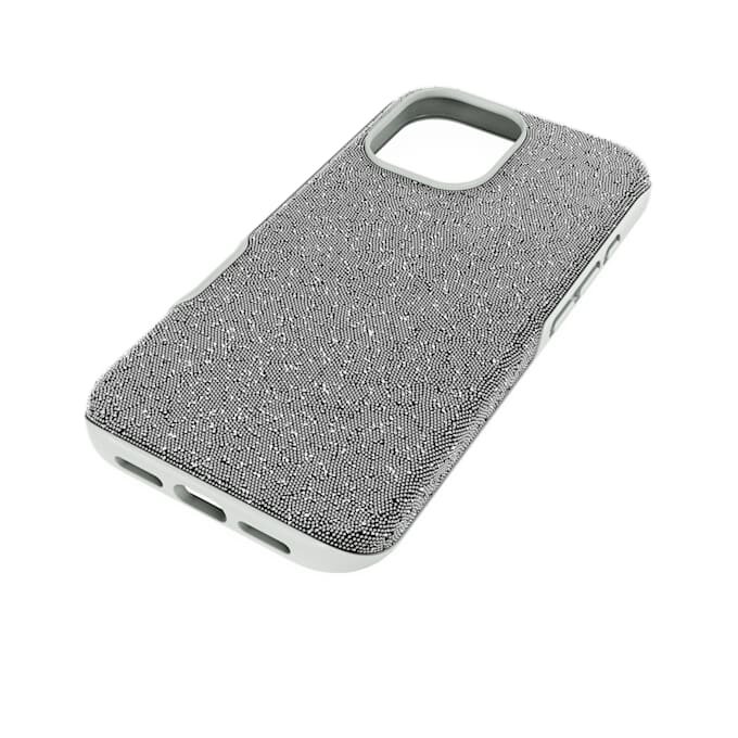 Høj smartphone-etui til iPhone® 17, sølvfarvet Høj smartphone-etui til iPhone® 17, sølvfarvet