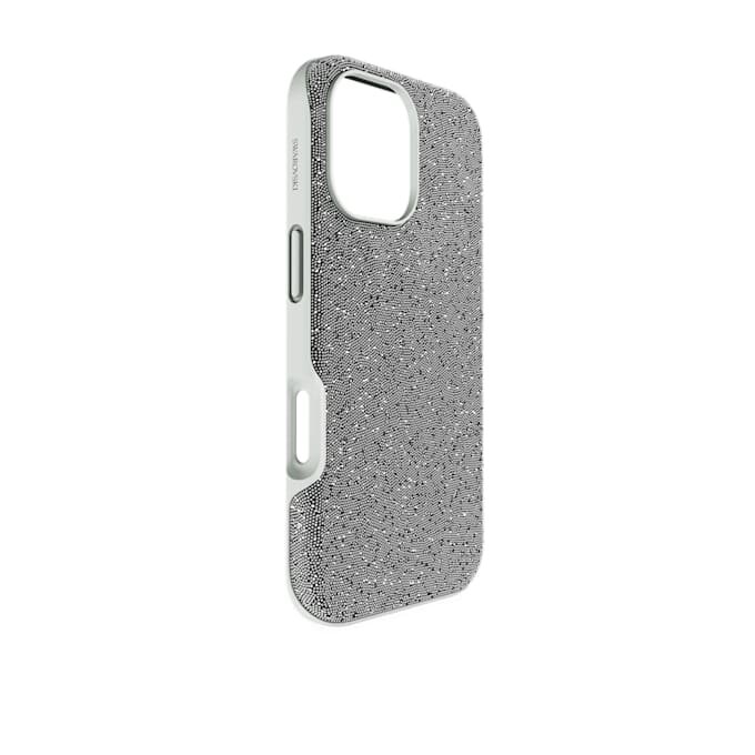 Høj smartphone-etui til iPhone® 17, sølvfarvet Høj smartphone-etui til iPhone® 17, sølvfarvet