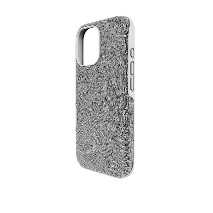 Høj smartphone-etui til iPhone® 17, sølvfarvet Høj smartphone-etui til iPhone® 17, sølvfarvet