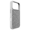 Højt smartphone-etui med flade krystaller, iPhone® 17 Pro, sølvfarvet Højt smartphone-etui med flade krystaller, iPhone® 17 Pro, sølvfarvet