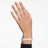 Hyperbola-armbånd med blandede slibninger, Infinity, hvid, rhodiumbelagt Hyperbola-armbånd med blandede slibninger, Infinity, hvid, rhodiumbelagt