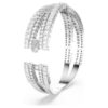 Hyperbola-armbånd med blandede slibninger, Infinity, hvid, rhodiumbelagt Hyperbola-armbånd med blandede slibninger, Infinity, hvid, rhodiumbelagt