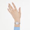 Hyperbola armbåndsur, fremstillet i Schweiz, metalarmbånd, sølvfarvet, rustfrit stål Hyperbola armbåndsur, fremstillet i Schweiz, metalarmbånd, sølvfarvet, rustfrit stål