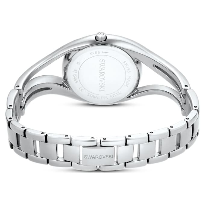 Hyperbola armbåndsur, fremstillet i Schweiz, metalarmbånd, sølvfarvet, rustfrit stål Hyperbola armbåndsur, fremstillet i Schweiz, metalarmbånd, sølvfarvet, rustfrit stål