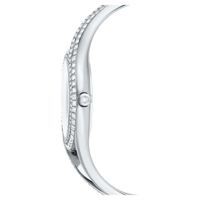 Hyperbola armbåndsur, fremstillet i Schweiz, metalarmbånd, sølvfarvet, rustfrit stål Hyperbola armbåndsur, fremstillet i Schweiz, metalarmbånd, sølvfarvet, rustfrit stål