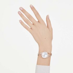 Hyperbola armbåndsur, Swiss Made, metalarmbånd, rosaguldfarvet, rosaguldfarvet finish
