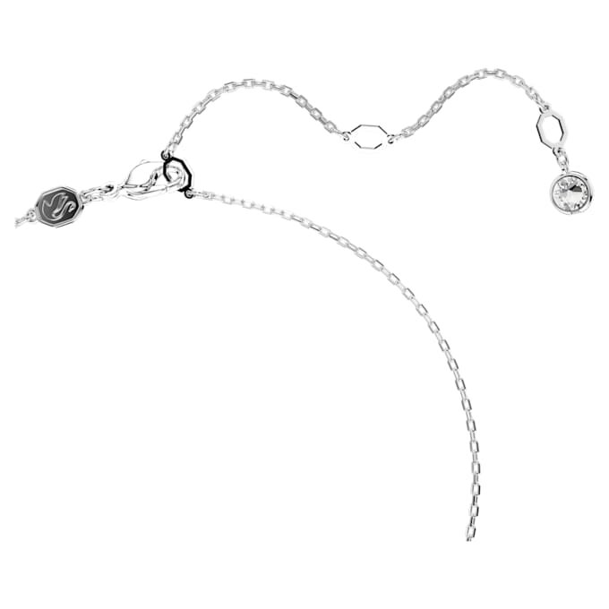 Hyperbola-vedhæng med pavé, Infinity, hvid, rhodineret Hyperbola-vedhæng med pavé, Infinity, hvid, rhodineret