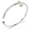 Idyllia armring med blandede slibninger, hjerte, lyserød, blandet metalfinish Idyllia armring med blandede slibninger, hjerte, lyserød, blandet metalfinish