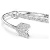 Idyllia armring med blandede slibninger, pil, hvid, rhodineret Idyllia armring med blandede slibninger, pil, hvid, rhodineret