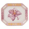 Idyllia-bakke i porcelæn, krystalprint-motiv, blomst, lille, lyserød Idyllia-bakke i porcelæn, krystalprint-motiv, blomst, lille, lyserød