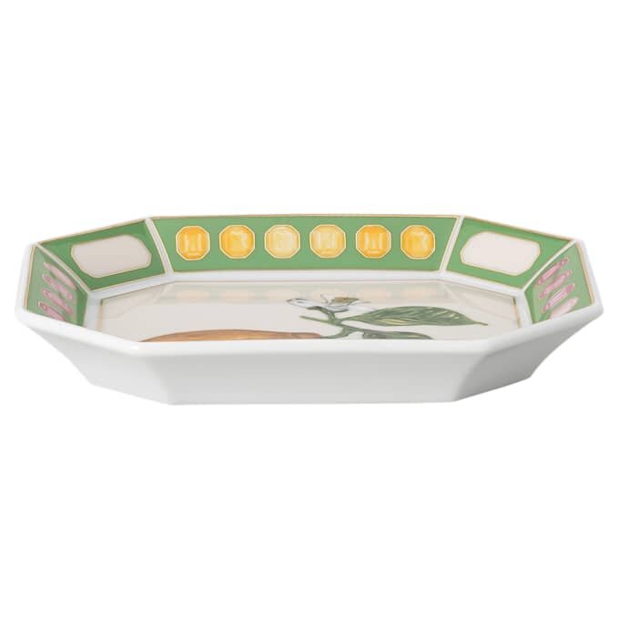 Idyllia-bakke i porcelæn, krystalprint-motiv, citron, lille, flerfarvet Idyllia-bakke i porcelæn, krystalprint-motiv, citron, lille, flerfarvet