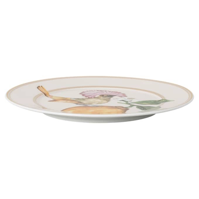 Idyllia brødtallerken i porcelæn, krystalprint-motiv, fluesnapper, flerfarvet Idyllia brødtallerken i porcelæn, krystalprint-motiv, fluesnapper, flerfarvet