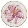 Idyllia brødtallerken i porcelæn, krystalprint-motiv, lilje, lilla