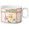 Idyllia Combi-kop med underkop i porcelæn, krystalprint-motiv, buket, flerfarvet