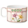 Idyllia Combi-kop med underkop i porcelæn, krystalprint-motiv, buket, flerfarvet