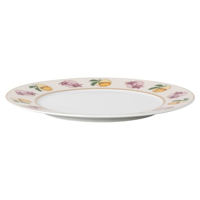 Idyllia desserttallerken i porcelæn, krystalprint-motiv, Lily Citron, flerfarvet Idyllia desserttallerken i porcelæn, krystalprint-motiv, Lily Citron, flerfarvet