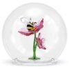 Idyllia-glaskugle med bi og blomster Idyllia-glaskugle med bi og blomster