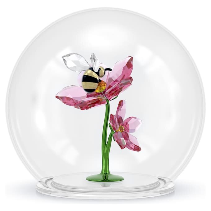 Idyllia-glaskugle med bi og blomster Idyllia-glaskugle med bi og blomster