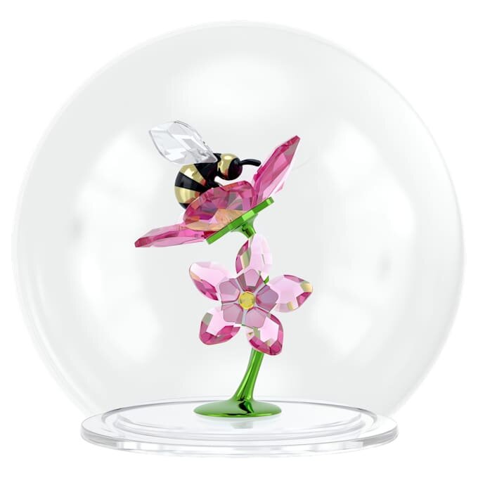 Idyllia-glaskugle med bi og blomster Idyllia-glaskugle med bi og blomster