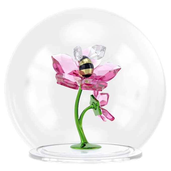 Idyllia-glaskugle med bi og blomster Idyllia-glaskugle med bi og blomster