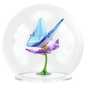 Idyllia Glaskugle med sommerfugl og blomst