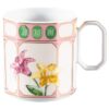 Idyllia kaffekop med underkop i porcelæn, krystalprint-motiv, blomster, flerfarvet Idyllia kaffekop med underkop i porcelæn, krystalprint-motiv, blomster, flerfarvet