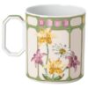 Idyllia-krus i porcelæn, krystalprint-motiv, fluesnapper, grøn Idyllia-krus i porcelæn, krystalprint-motiv, fluesnapper, grøn