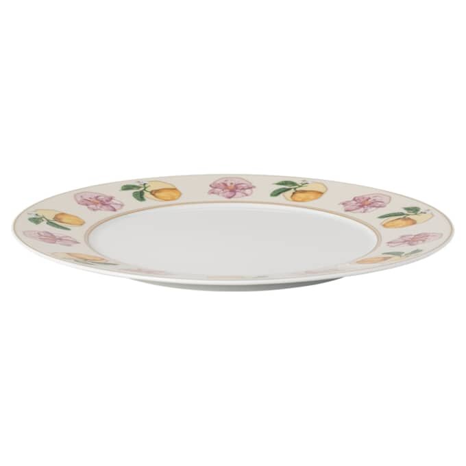 Idyllia middagstallerken i porcelæn, krystalprint-motiv, Lily Citron, flerfarvet Idyllia middagstallerken i porcelæn, krystalprint-motiv, Lily Citron, flerfarvet