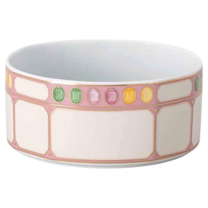 Idyllia-müsliskål i porcelæn, krystalprint-motiv, ædelsten, flerfarvet Idyllia-müsliskål i porcelæn, krystalprint-motiv, ædelsten, flerfarvet